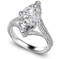 Marquise Diamond Designer Vintage Ring