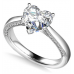 Heart Diamond Engagement Ring