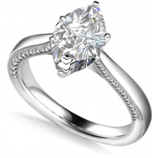 Marquise Diamond Engagement Ring