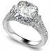 Ribbon Cushion Diamond Vintage Ring