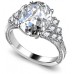 Oval/round Diamond Vintage Ring