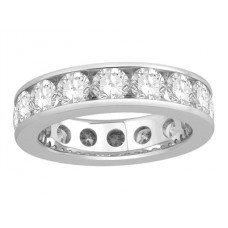 4.00ct Elegant Round Diamond Full Eternity Ring