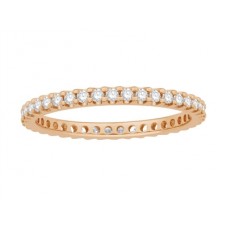 2mm Elegant Round Diamond Full Eternity Ring
