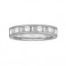 1.00ct Milgrain Round & Baguette Diamond Eternity Ring