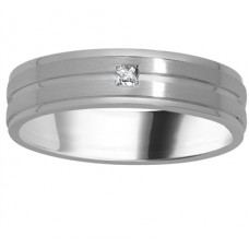 5.5mm Mens Princess Diamond Ring 5.5mm Mens Princess Diamond Ring