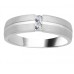 6mm Mens Round Diamond Ring