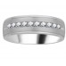 7mm Mens Round Diamond Ring