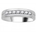 5.5mm Mens Round Diamond Ring