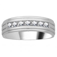 6.5mm Mens Round Diamond Ring 6.5mm Mens Round Diamond Ring