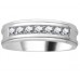 6.5mm Mens Round Diamond Ring