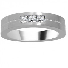 6mm Mens Princess Diamond Ring 6mm Mens Princess Diamond Ring