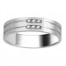 5.5mm Mens Round Diamond Ring