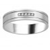 5.5mm Mens Round Diamond Ring