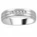 6mm Mens Princess Diamond Ring