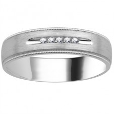 5.5mm Mens Round Diamond Ring 5.5mm Mens Round Diamond Ring