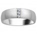 7mm Mens Round Diamond Ring
