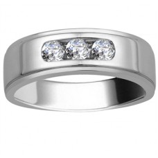 7mm Mens Round Diamond Ring 7mm Mens Round Diamond Ring
