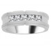 8mm Mens Round Diamond Ring