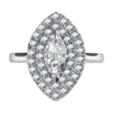 Double Halo Marquise Diamond Engagement Ring Double Halo Marquise Diamond Engagement Ring