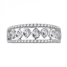 Unique Round Diamond Dress Ring