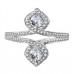 Unique Round Diamond Dress Ring