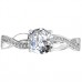 Infinity Round Shoulder Set Diamond Engagement Ring Infinity Round Shoulder Set Diamond Engagement Ring