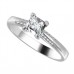 Princess Diamond Shoulder Set Ring