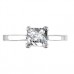 Elegant Princess Diamond Engagement Ring