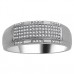 4mm Mens Round Diamond Ring