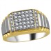 5mm Mens Round Diamond Ring
