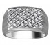 4.5mm Mens Round Diamond Ring