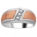 4mm Mens Round Diamond Ring