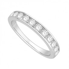 3.5mm Petite Round Diamond Eternity Ring