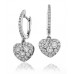0.90ct Vs1/f Round Diamond Earrings