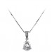 Round Diamond Pear Shaped Pendant