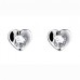 Round Diamond Heart Shaped Earrings Round Diamond Heart Shaped Earrings