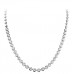 Elegant Round Diamond Drop Necklace