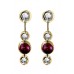 Ruby & Diamond Earrings