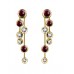 Ruby & Diamond Earrings