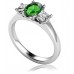 Emerald & Diamond Trilogy Ring