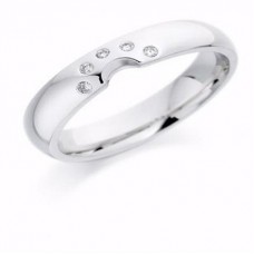 0.10ct Vs/fg Round Diamond Wedding Ring