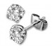 0.31ct I1/fg Round Diamond Stud Earrings