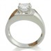 0.73ct Si3/g Mens Single Diamond Ring