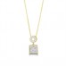 1.00ct Vs/ef Princess & Round Diamond Pendant 1.00ct Vs/ef Princess & Round Diamond Pendant