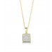 0.90ct Vvs/gh Princess Diamond Pendant