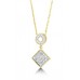 1.00ct Vs/de Princess & Round Diamond Pendant 1.00ct Vs/de Princess & Round Diamond Pendant
