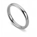 2.5mm, H1/2, Court Shape Wedding Band