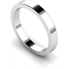 3mm Flat Wedding Ring