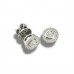 0.44ct Vs/ef Round Diamond Halo Earrings