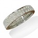 0.86ct Si/ef Round Diamond Full Eternity Ring